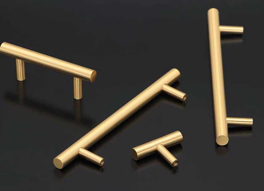 gold cabinet handles (2)
