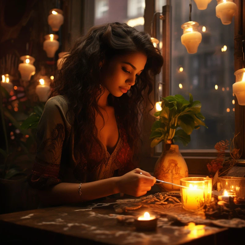 sunscottABrazilianwomanisinarestaurantwithcandlesont5509ec32-ac4e-4a57-83ed-8a5fd5889192