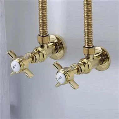 วาล์วทำความร้อนทองเหลืองแบบแมนนวล