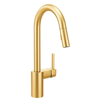 ตะกั่ว-ก๊อกน้ำห้องครัวสีทองฟรี