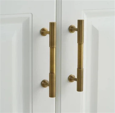 มือจับดึงตู้ทองเหลืองโบราณ