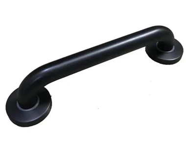 ราวจับสแตนเลสติดผนังสีดำ